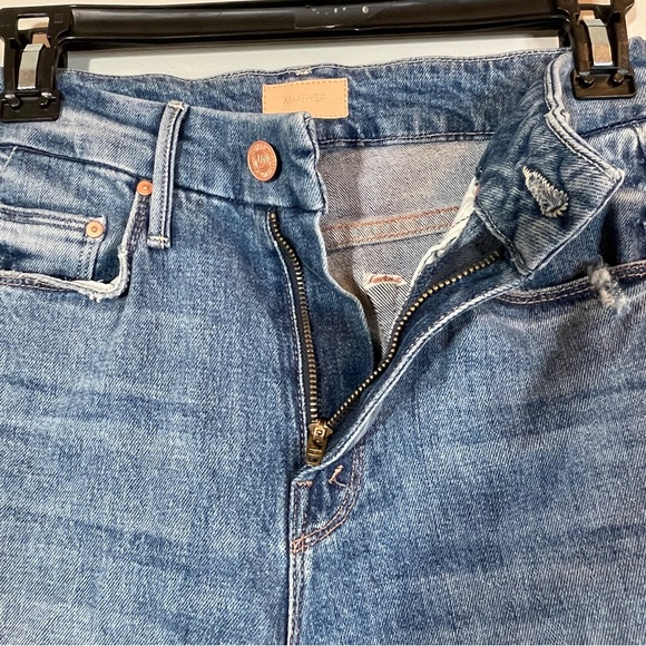 Mother The Looker Ankle Fray Jeans Not Cut & Pasted Size 24 - Picture 9 of 11